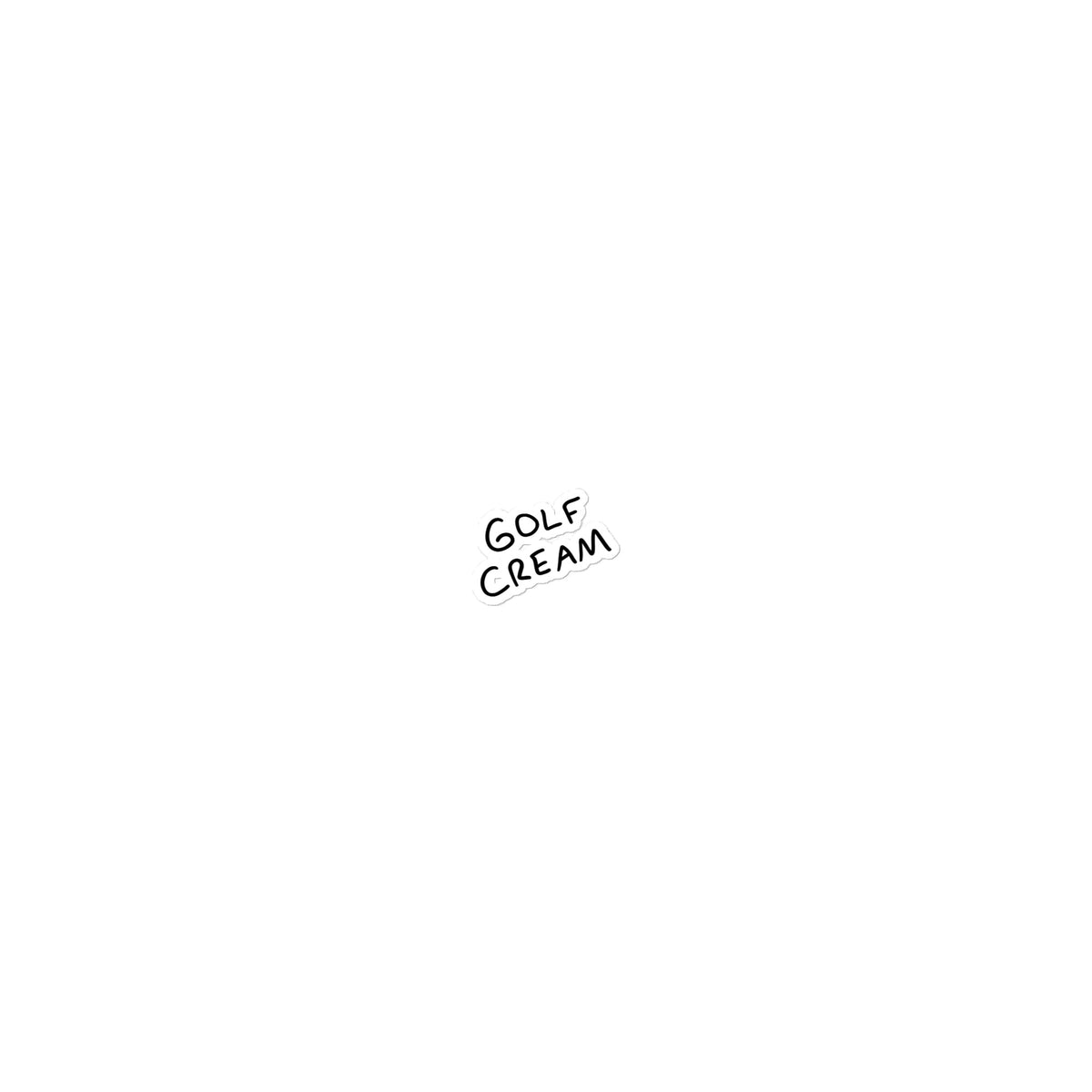 Z Bubble-free Signature GOLF CREAM stickers
