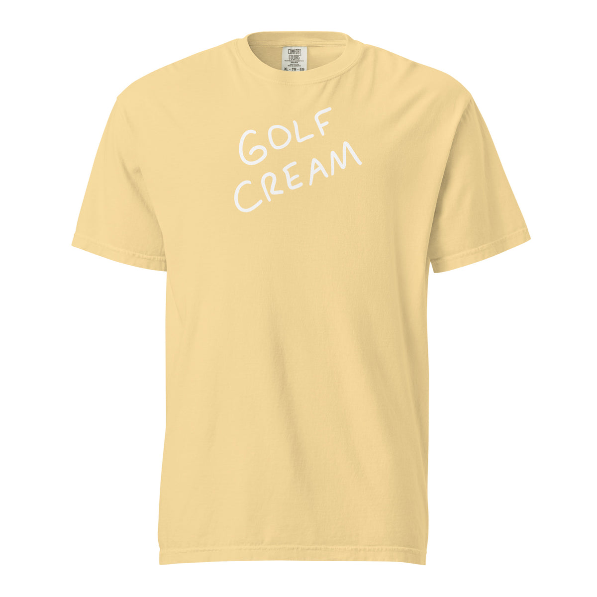 Unisex GOLF CREAM Signature x Comfort Colors t-shirt