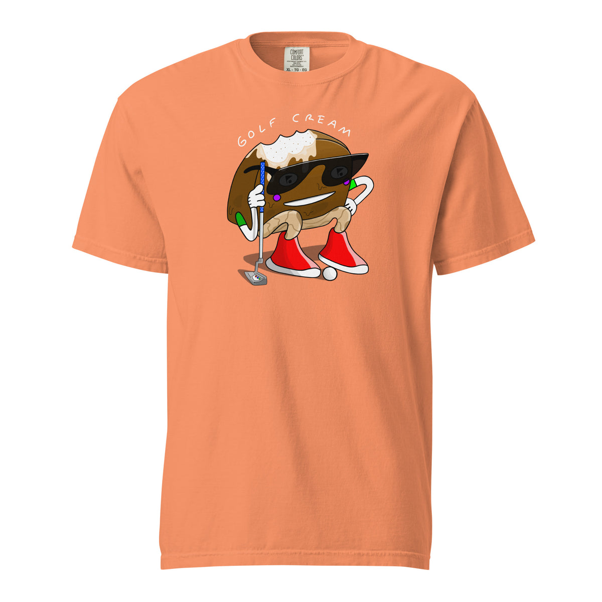 Unisex GOLF CREAM Barz putts x Comfort Colors t-shirt
