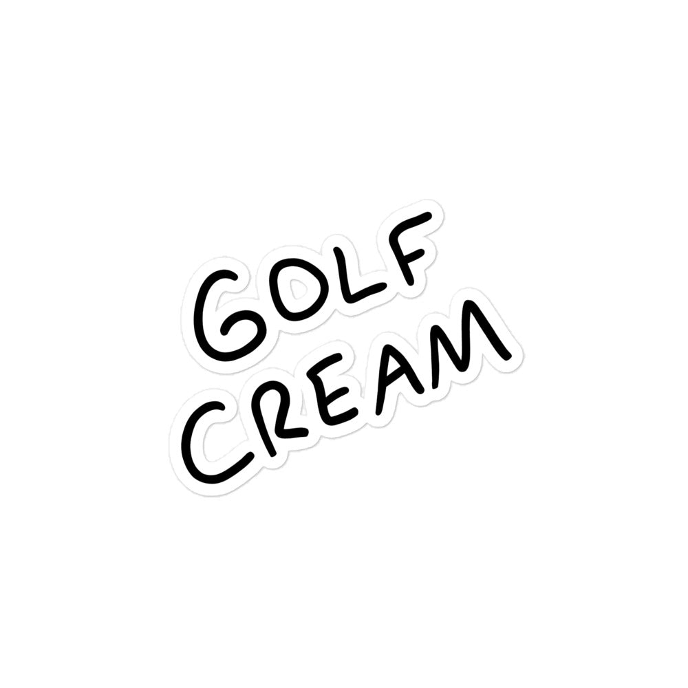 Z Bubble-free Signature GOLF CREAM stickers