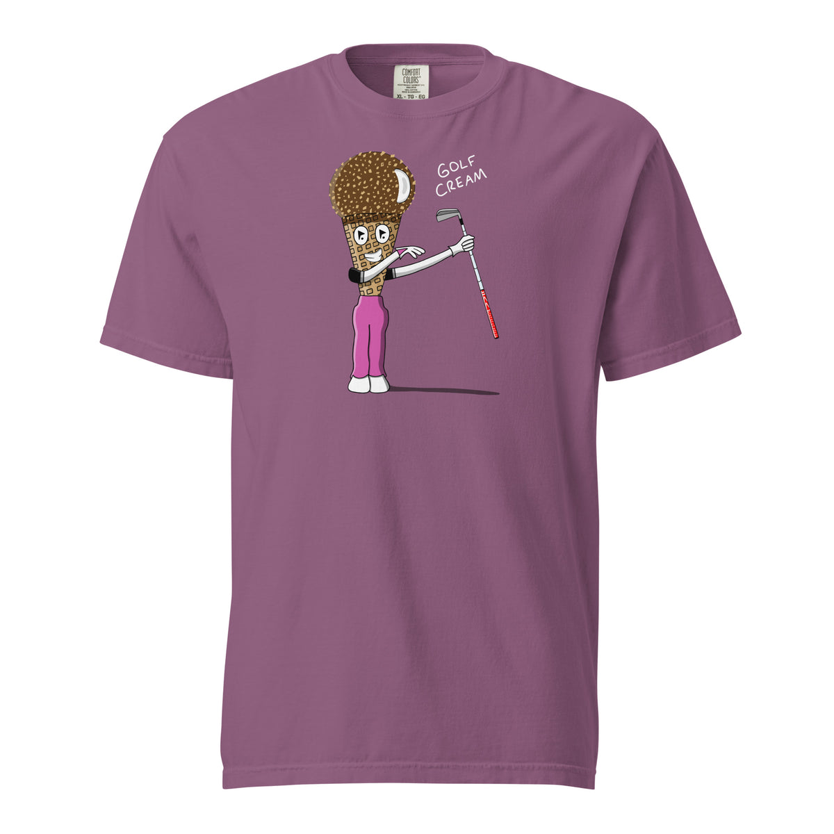 Unisex GOLF CREAM Krunch x Comfort Colors t-shirt