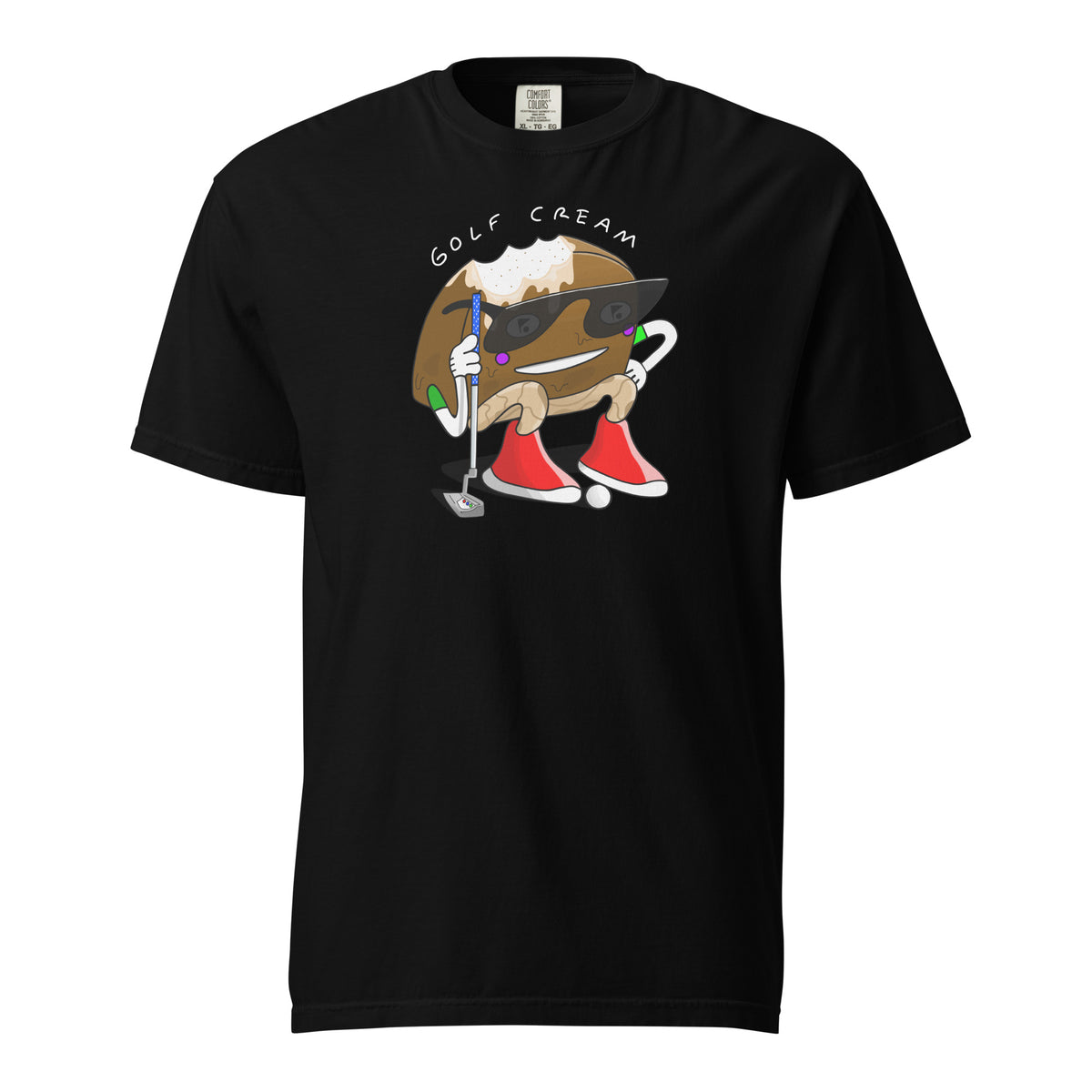Unisex GOLF CREAM Barz putts x Comfort Colors t-shirt