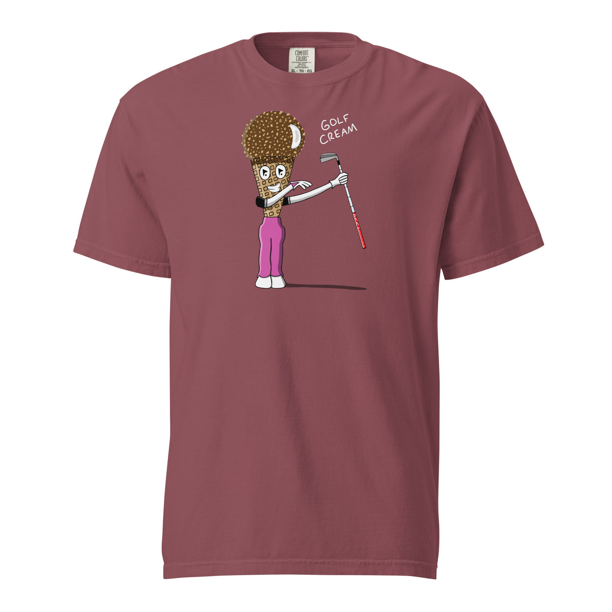 Unisex GOLF CREAM Krunch x Comfort Colors t-shirt