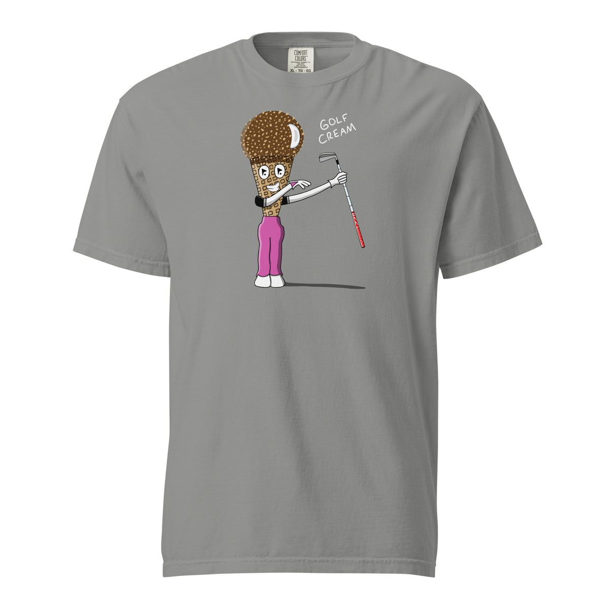 Unisex GOLF CREAM Krunch x Comfort Colors t-shirt