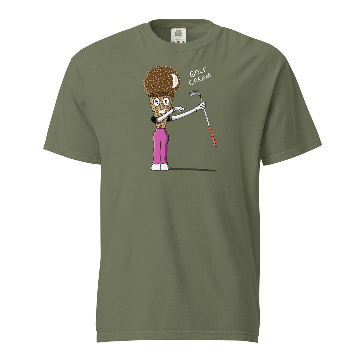 Unisex GOLF CREAM Krunch x Comfort Colors t-shirt