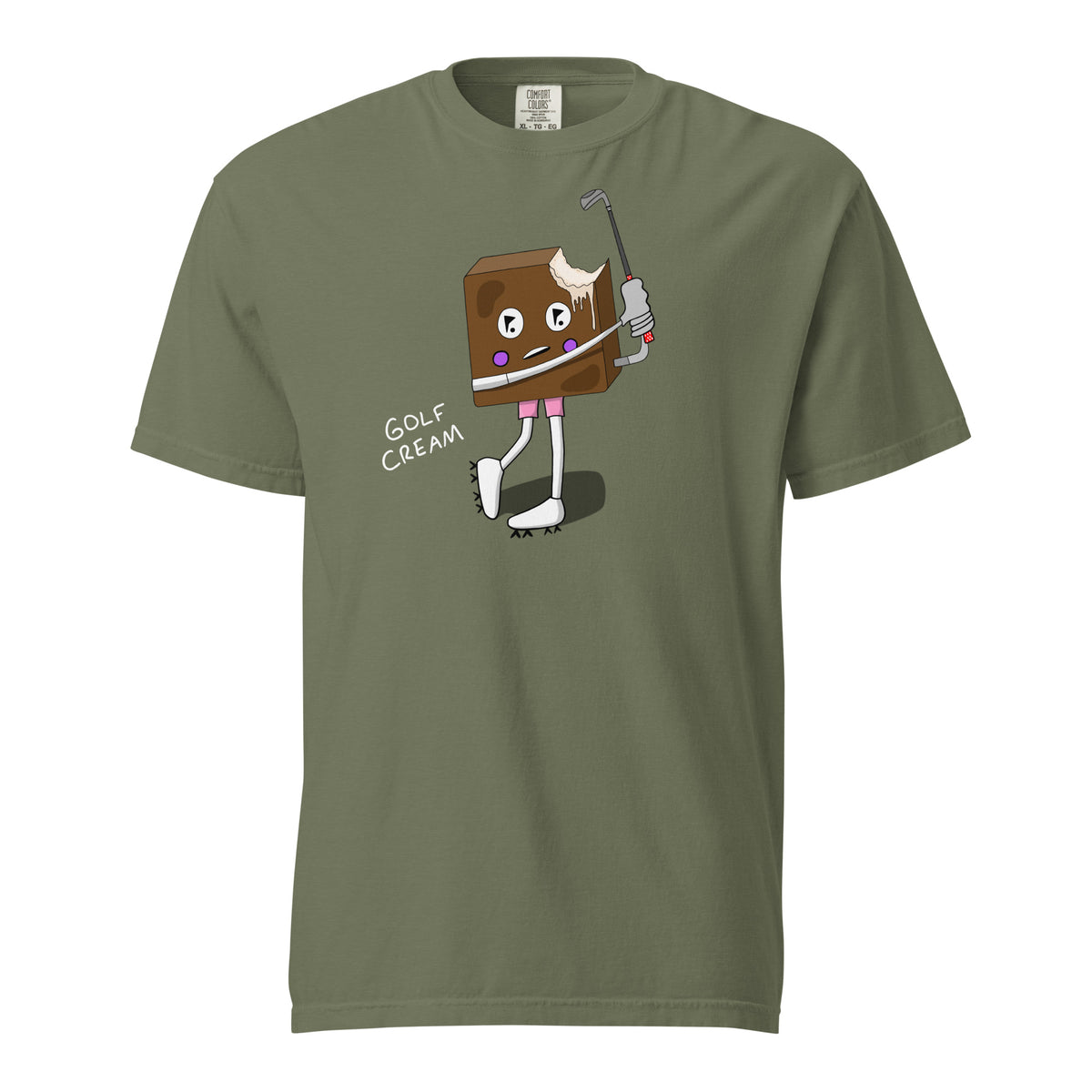 Unisex GOLF CREAM Chunk x Comfort Colors t-shirt