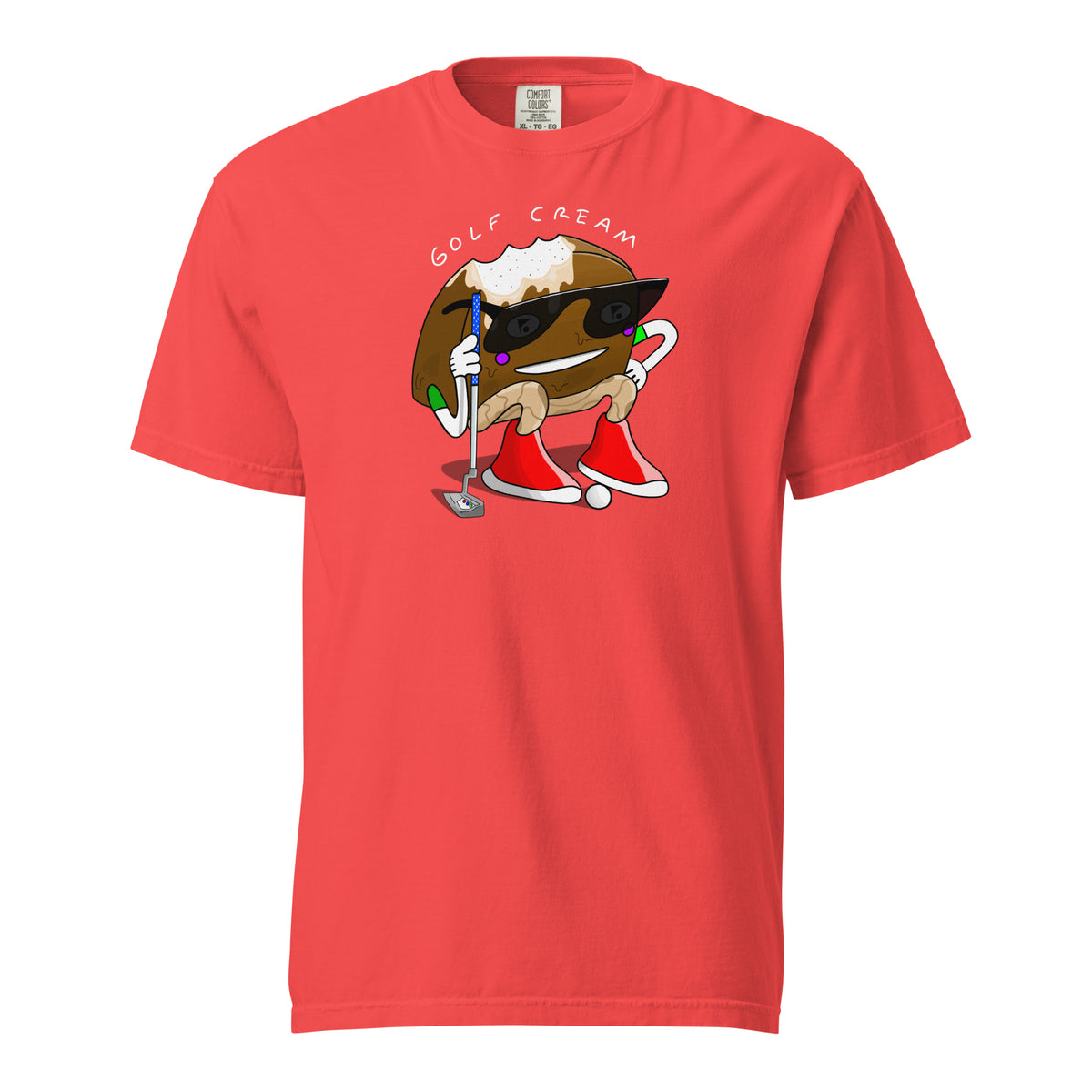 Unisex GOLF CREAM Barz putts x Comfort Colors t-shirt