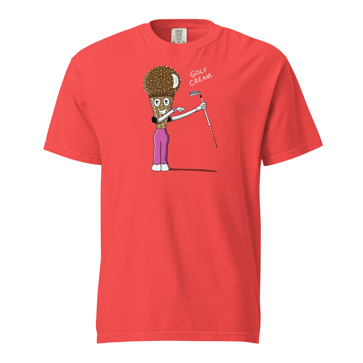 Unisex GOLF CREAM Krunch x Comfort Colors t-shirt