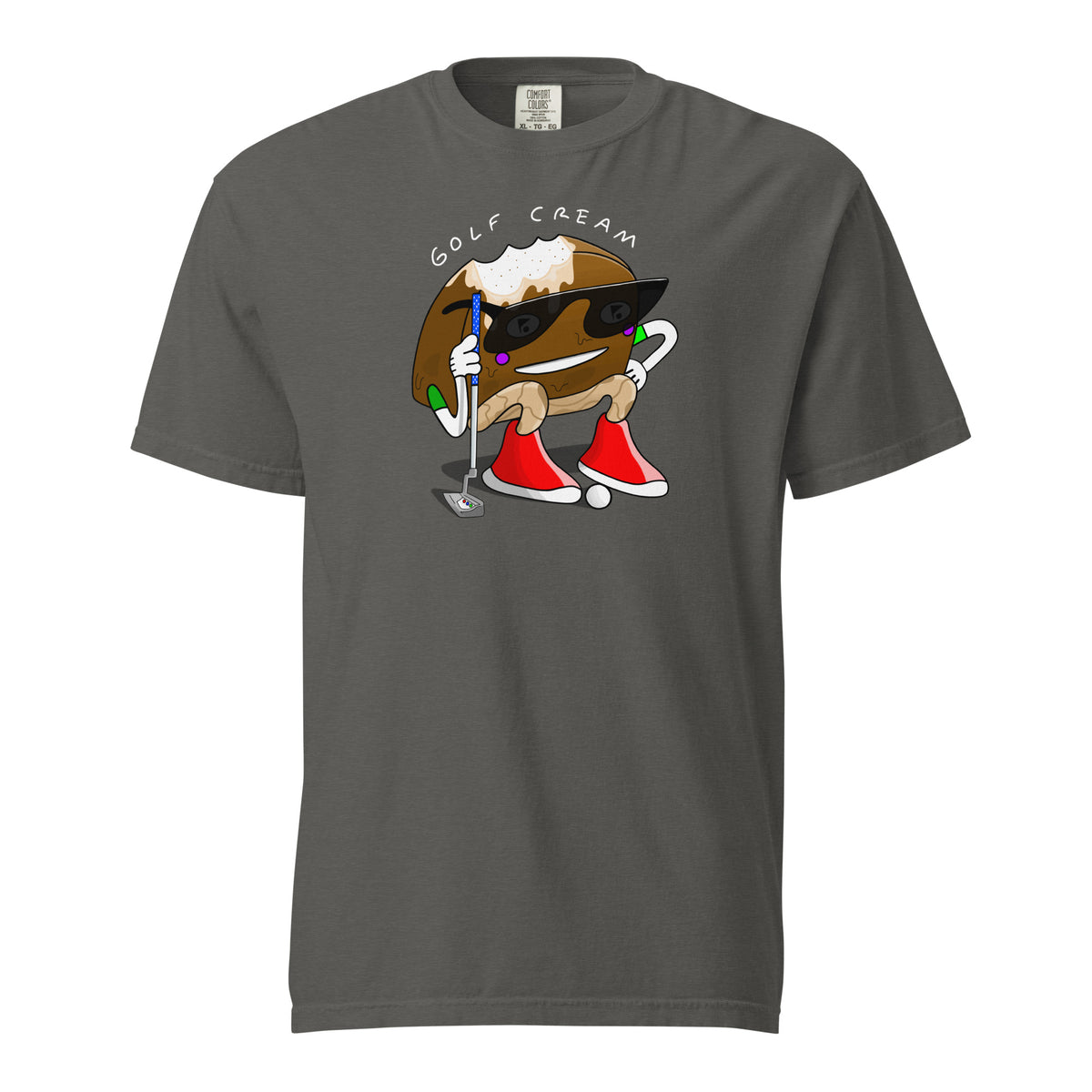 Unisex GOLF CREAM Barz putts x Comfort Colors t-shirt