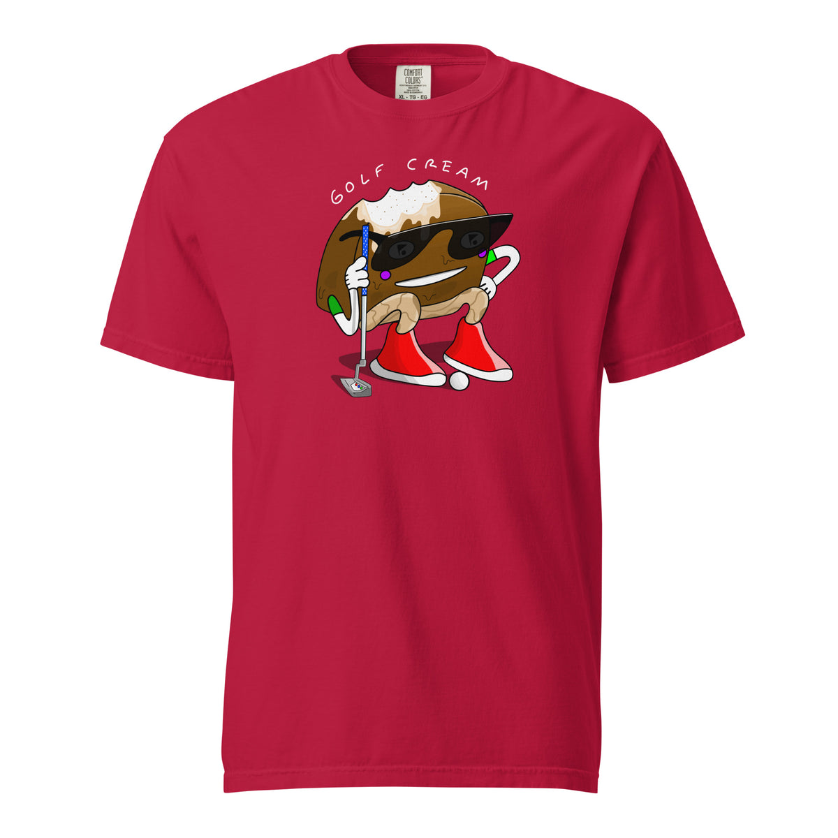 Unisex GOLF CREAM Barz putts x Comfort Colors t-shirt