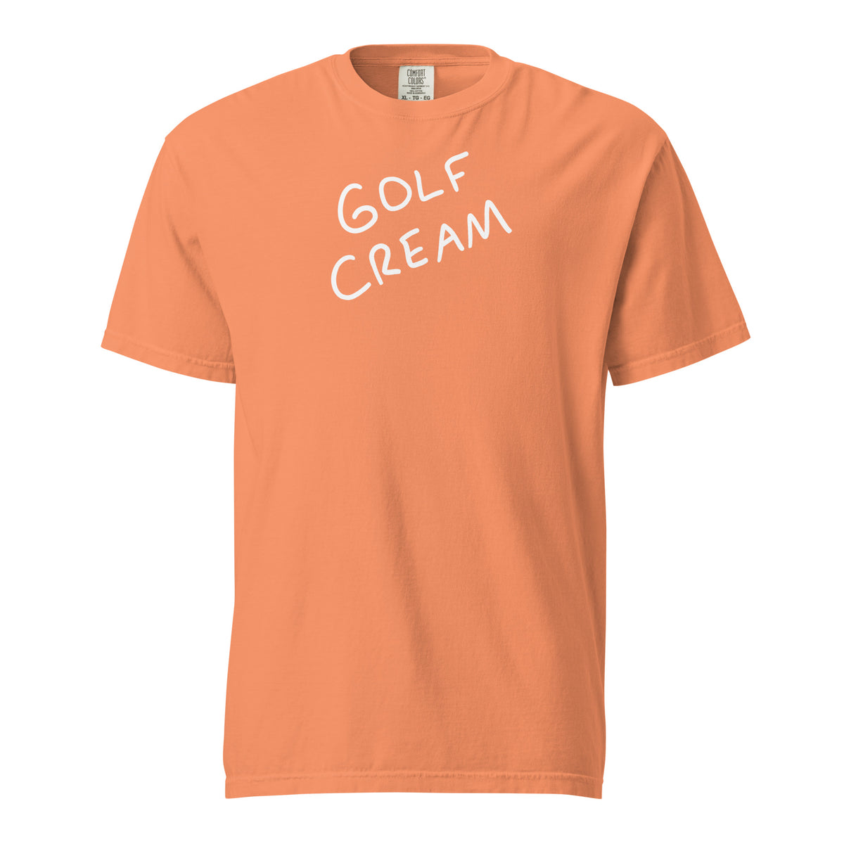 Unisex GOLF CREAM Signature x Comfort Colors t-shirt