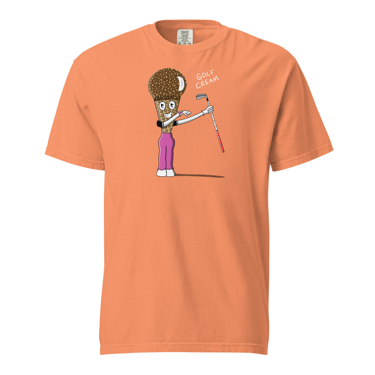 Unisex GOLF CREAM Krunch x Comfort Colors t-shirt