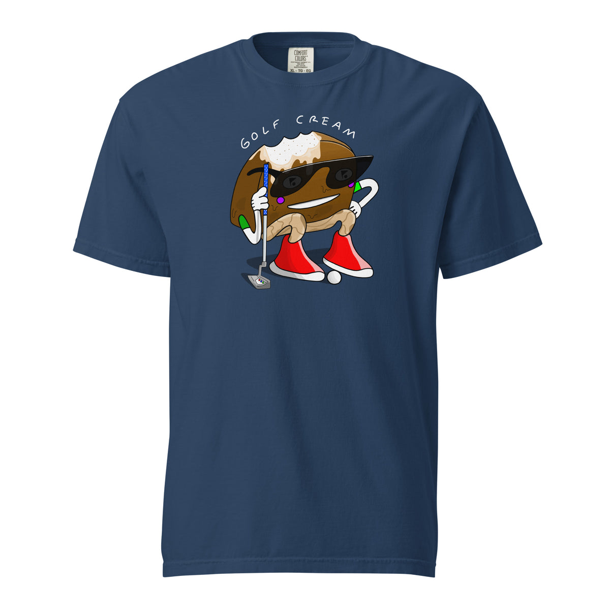 Unisex GOLF CREAM Barz putts x Comfort Colors t-shirt