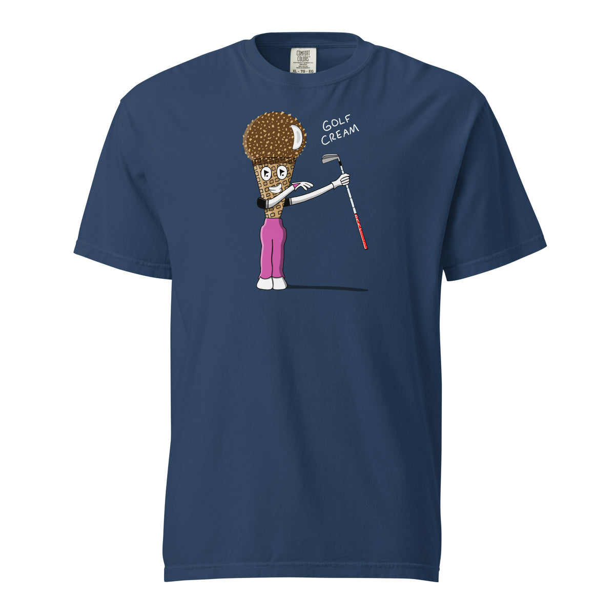 Unisex GOLF CREAM Krunch x Comfort Colors t-shirt