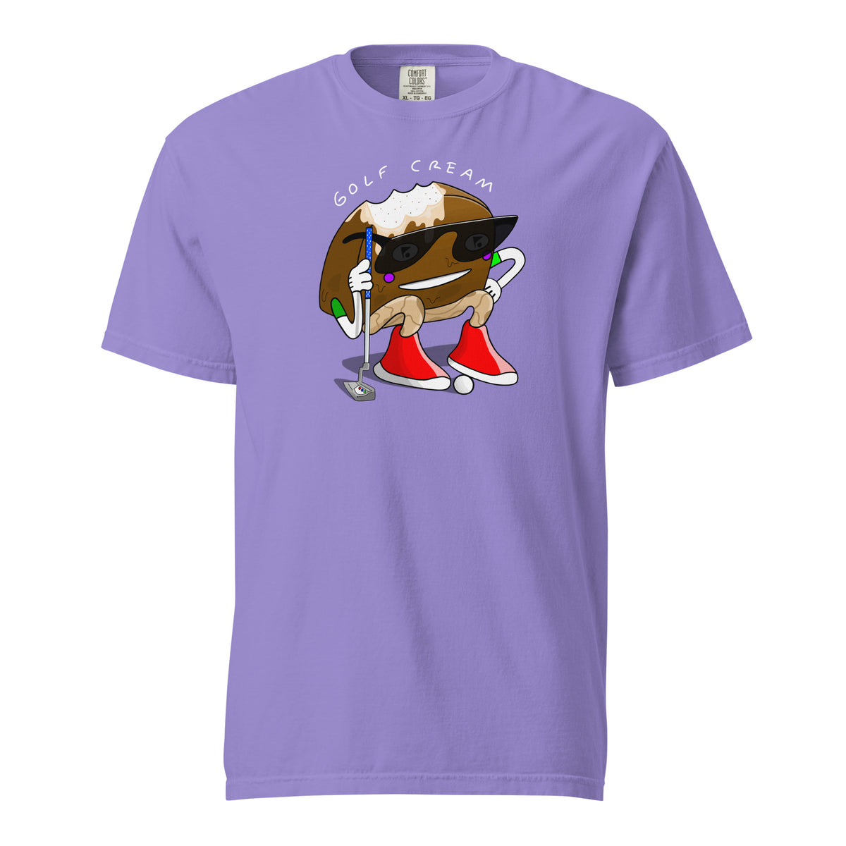 Unisex GOLF CREAM Barz putts x Comfort Colors t-shirt