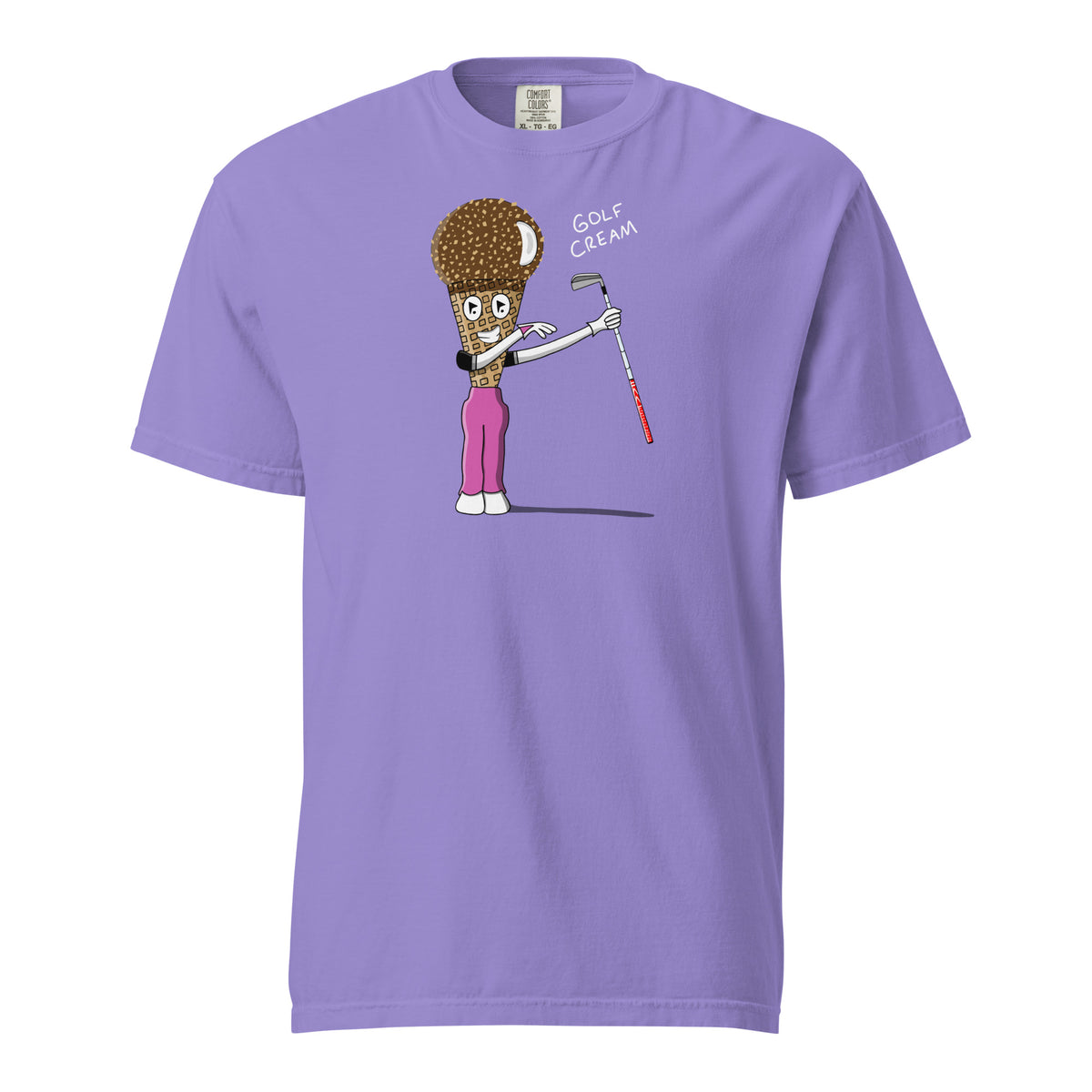 Unisex GOLF CREAM Krunch x Comfort Colors t-shirt